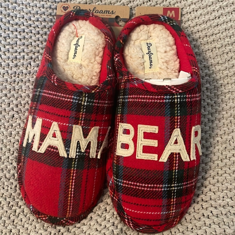 Dear foams memory foam “Mama Bear” slippers